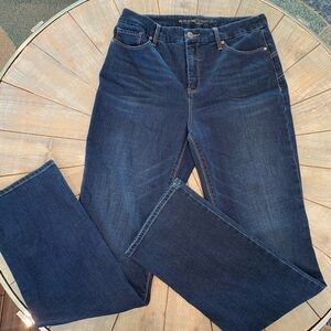 Chico's Size 1 Regular : The So Lifting Straight Leg Jeans.